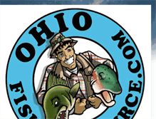 Tablet Screenshot of ohiofishingsource.com
